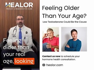 Feeling Older Than Your Age? Discover How HEALOR’s Longevity Clinic Can Help!