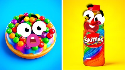 🍭😂 Donuts vs Candy: The Sweetest Battle Ever 🍩🍬