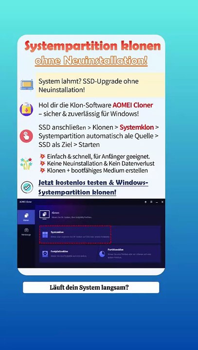 ⚡ System lahmt? So klappt das SSD-Upgrade ohne Neuinstallation! 💻