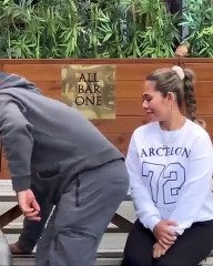 He had enough of me sitting with them