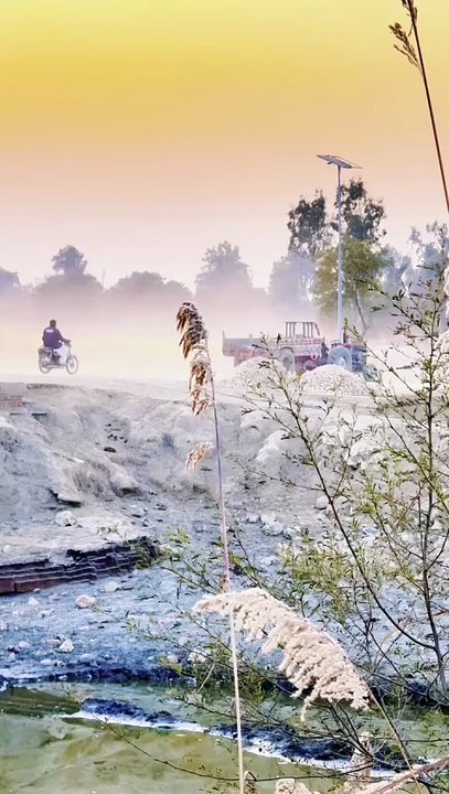 My Village ❤ Beautiful View   #maxrecords #villagelife #larkana #sindh #pakistan