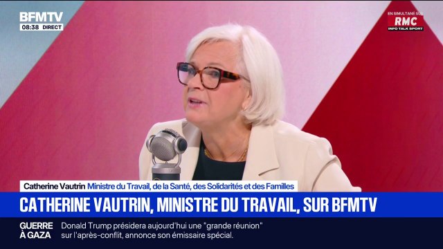 Vote de confiance sollicité par François Bayrou: Aucun membre du gouvernement n'était au courant à ma connaissance , indique la ministre du Travail Catherine Vautrin