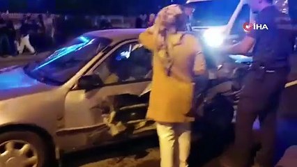 Erzurum’da trafik kazasında can pazarı