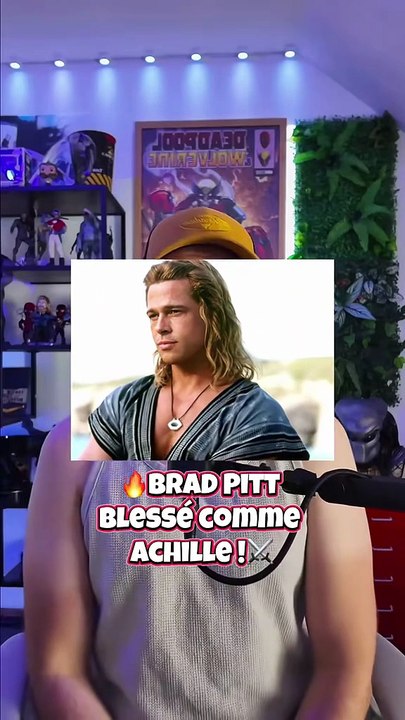 Brad Pitt ⚔️ s’est blessé en jouant Achille dans TROIE !