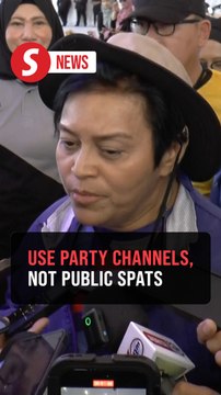 Use party channels for disputes, Azalina tells Umno members