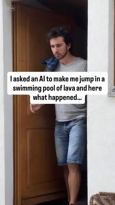 I asked an AI to make me jump in a swimming pool of lava but here’s what happened…