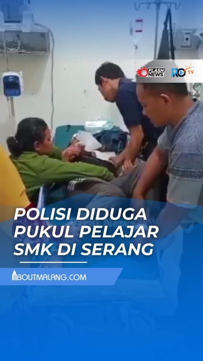PELAJAR SMK DI SERANG KRITIS USAI DIDUGA DIPUKUL OKNUM POLISI