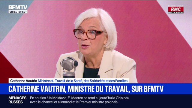 Ça fait partie de l'anticipation : Catherine Vautrin réagit aux révélations du Canard enchaîné sur la demande faite aux ARS de préparer les soignants à un possible engagement majeur