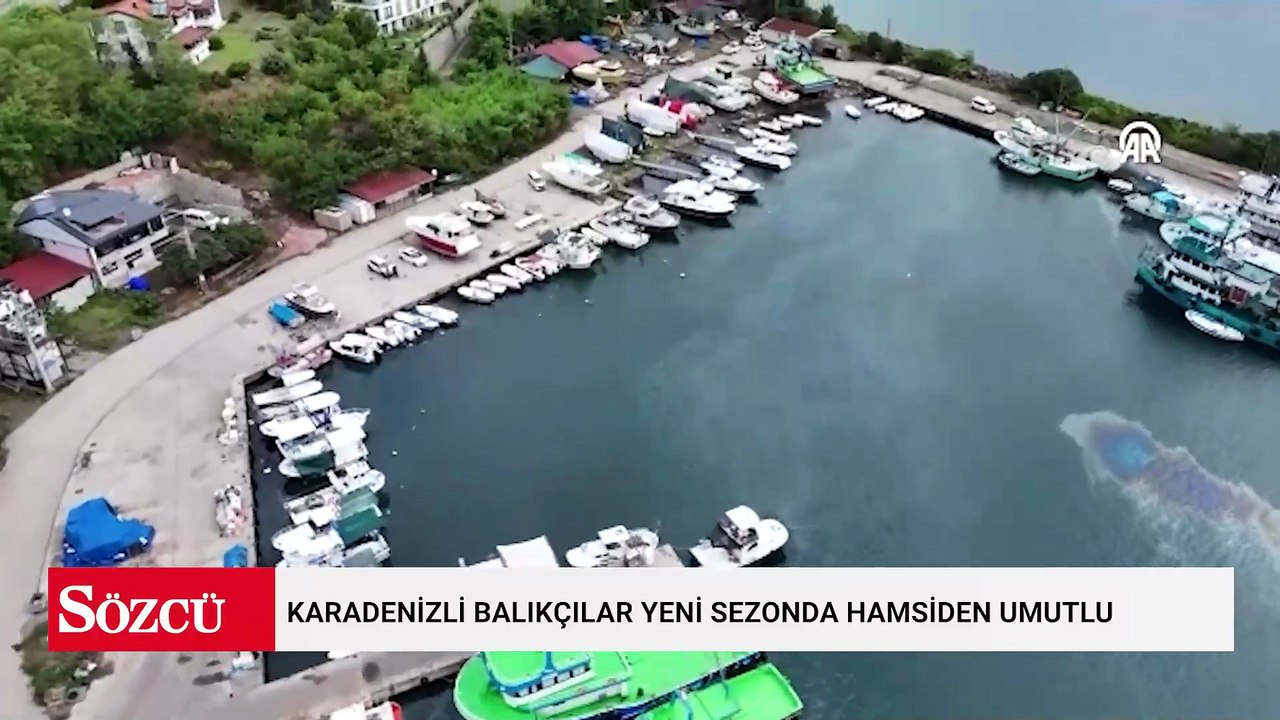 Karadenizli balıkçılar yeni sezonda hamsiden umutlu
