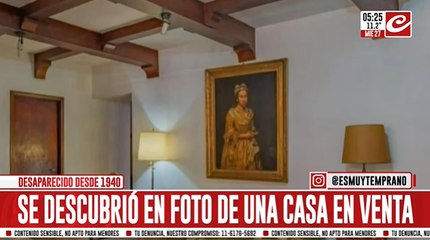 Cuadro robado por los nazis apareció en Argentina... ¿quién lo tenía?