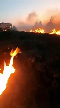 Langdale Moor: Fire intensifies as roads closed -ALL CREDIT: NYMMO - North York Moors Moorland Organisation