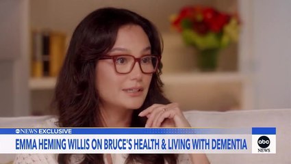 Bruce Willis’ wife fights back tears as she shares update on husband’s dementia