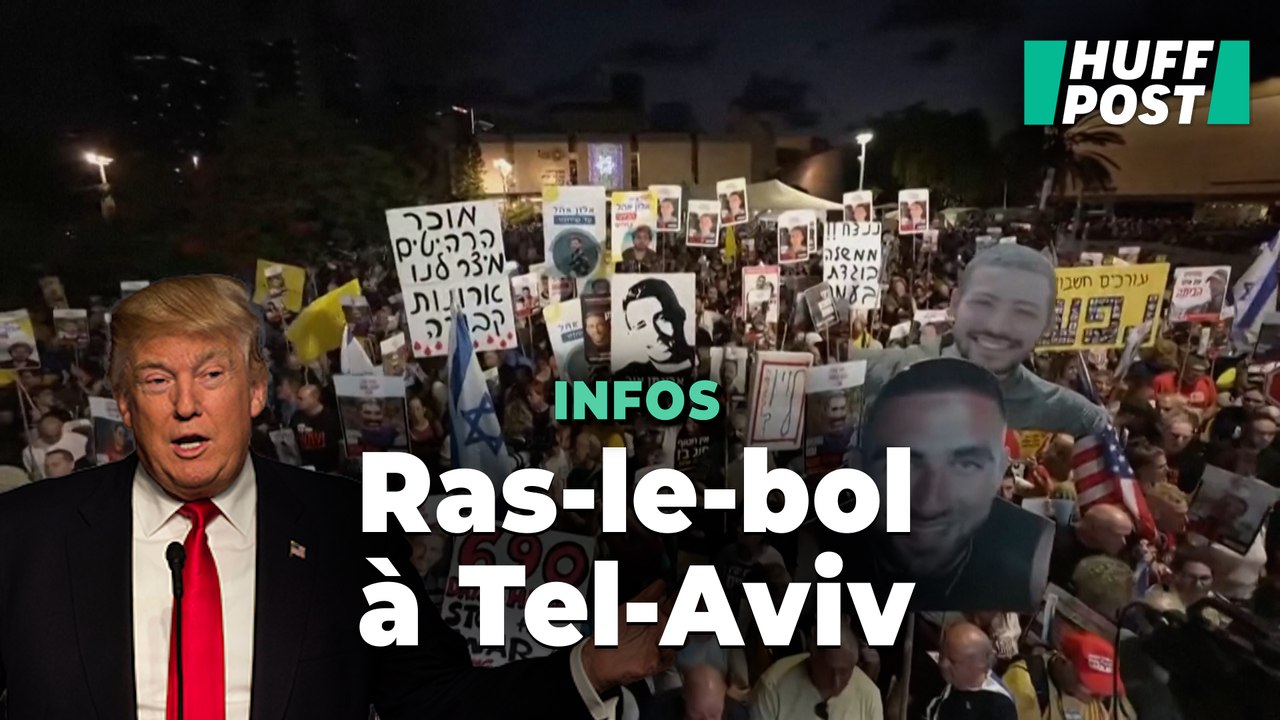 La manifestation gigantesque à Tel-Aviv avant une réunion à la Maison Blanche sur Gaza