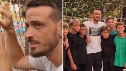 Florenzi si ritira: l'annuncio con i ragazzini al campetto intitolato a Francesco Valdiserri