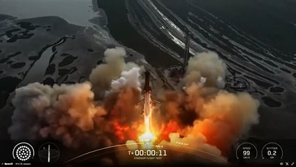 SpaceX Starship absolviert ersten Orbitaltest vor Feuerball im Ozean