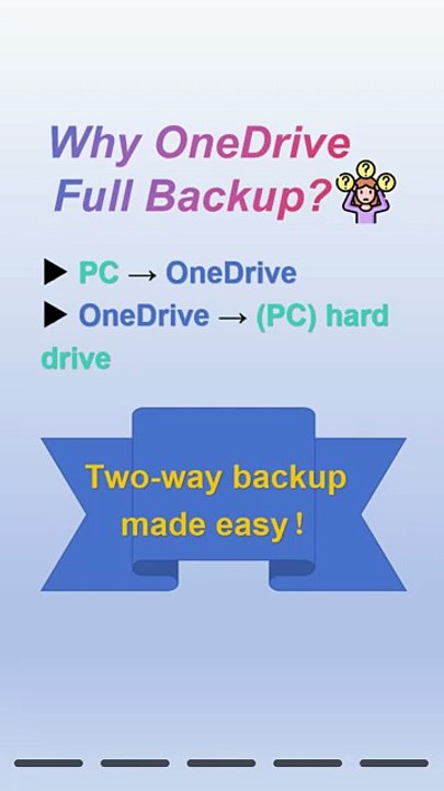 OneDrive Full Backup Tutorial: 2 Best Methods