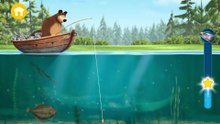 Masha and the Bear Farm Game 🎣 Sea Fishing & Honey Harvest | Part 4