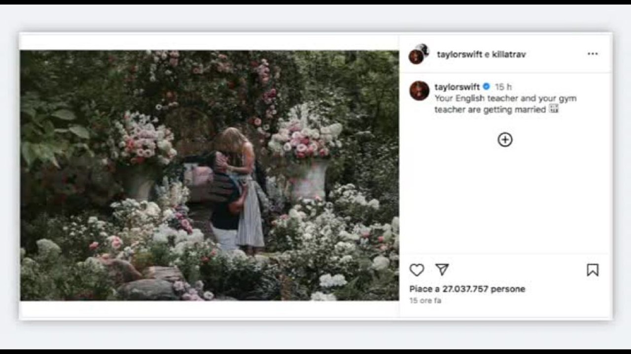 Taylor Swift e Travis Kelce si sposano