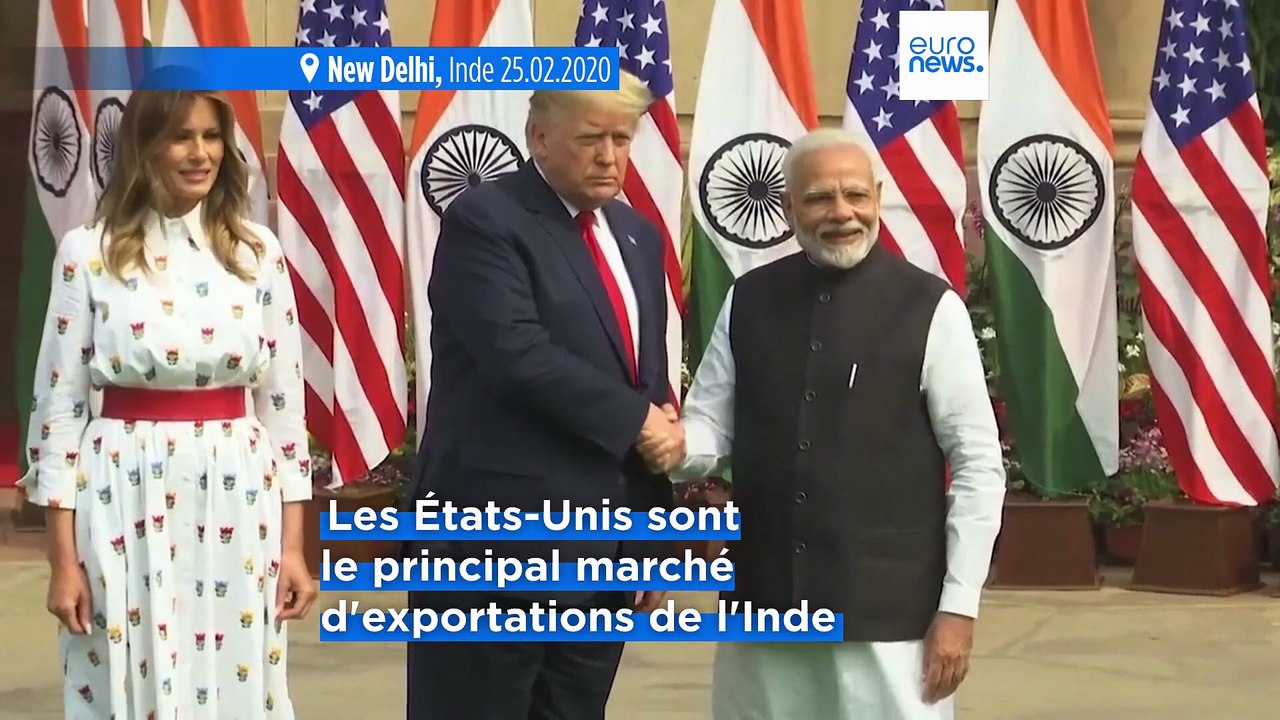 Les droits de douane américains de 50 % sur les produits indiens entrent en vigueur ce mercredi