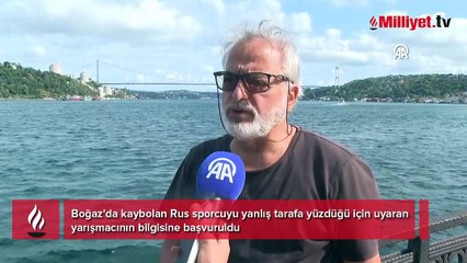 Boğaz'da kaybolan Rus yüzücüyü gören Türk konuştu: 'Bro bro' diye seslendim, sonunda duydu