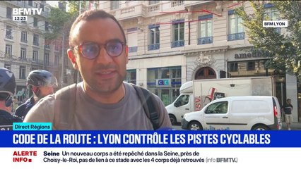 Lyon: la police municipale contrôle les pistes cyclables