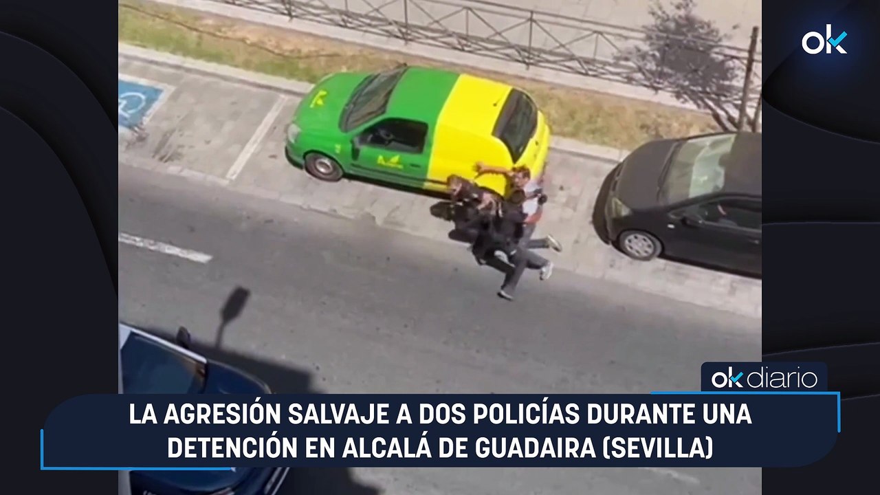 La agresión salvaje a dos policías durante una detención en Alcalá de Guadaira (Sevilla)