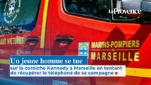 Un jeune homme se tue sur la corniche Kennedy à Marseille  en tentant de récupérer le  téléphone de sa compagne