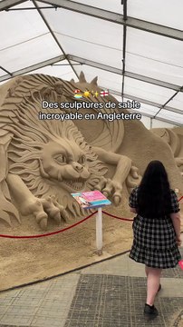 Des sculptures de sable incroyables en Angleterre