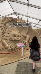 Des sculptures de sable incroyables en Angleterre