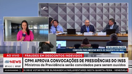 CPMI do INSS aprova convocação de ex-presidentes do Instituto