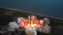 Starship logra desplegar satélites y amerizar en el Océano Índico