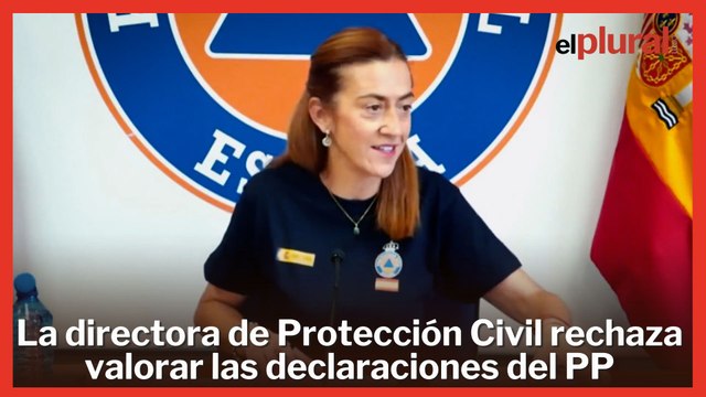 La directora de Protección Civil reacciona las declaraciones del PP tras llamarla pirómana
