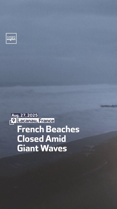 French Beaches Closed Amid Giant Waves