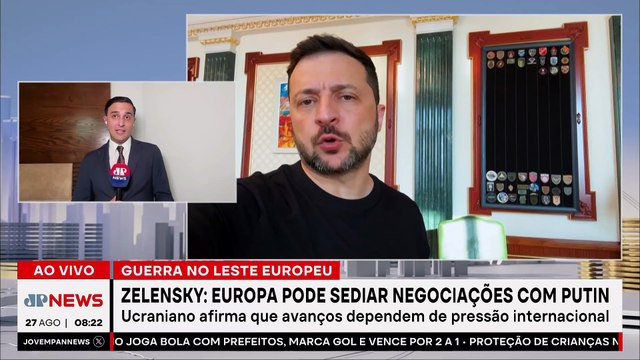 Zelensky sugere Turquia, Golfo ou Europa para sediar negociações com Putin