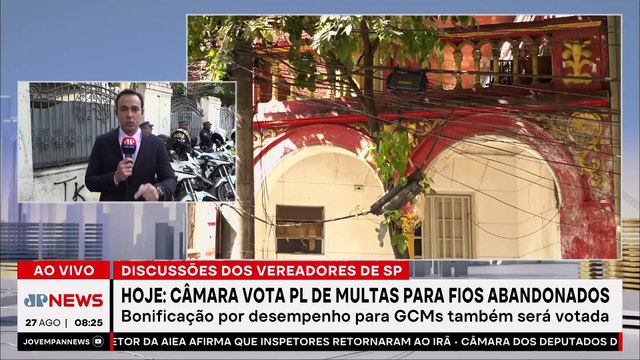 Câmara de SP deve votar PLs de multas para fios abandonados e bonificação para GCMs