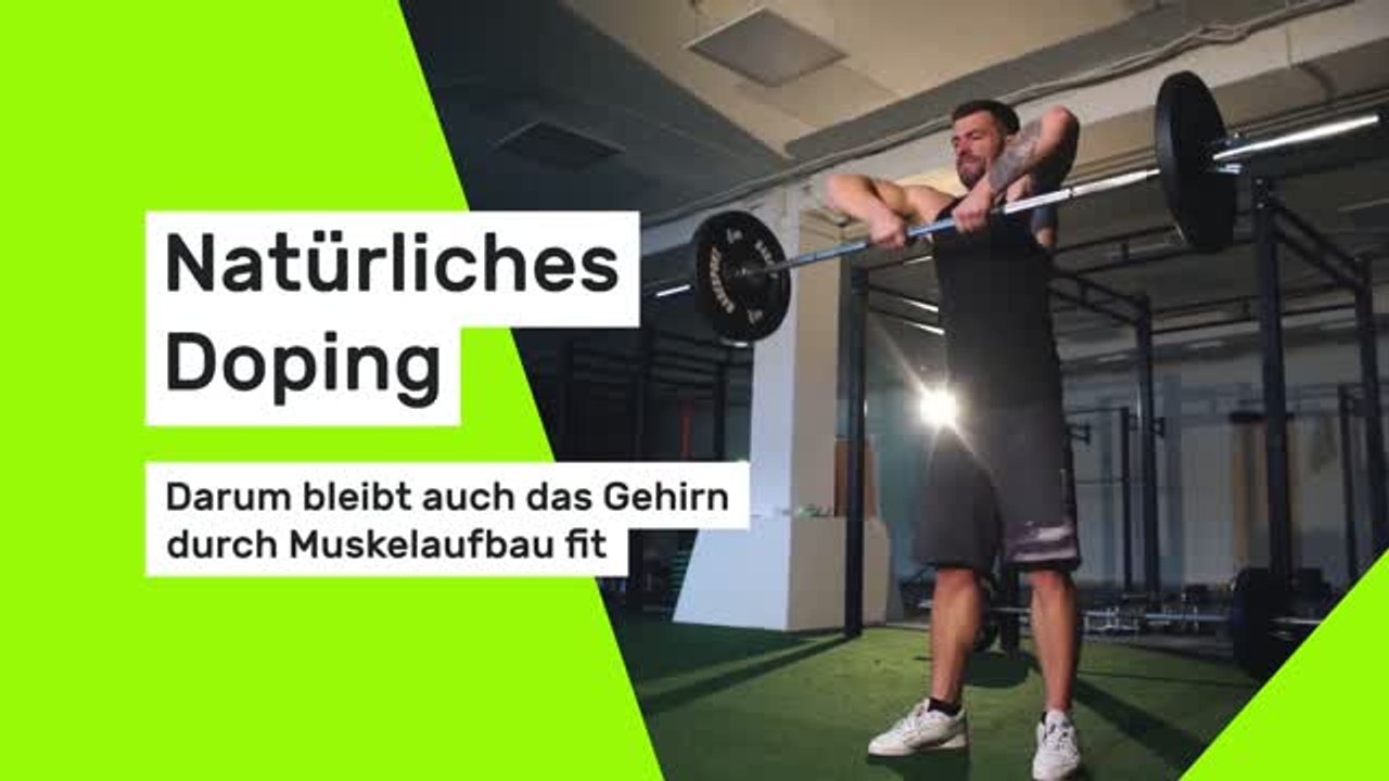 Natürliches Doping: Darum bleibt auch das Gehirn durch Muskelaufbau fit