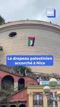 Un drapeau palestinien a été hissé sur la tour Bellanda à Nice