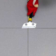 Oddly satisfying tile grout sealing! ✨