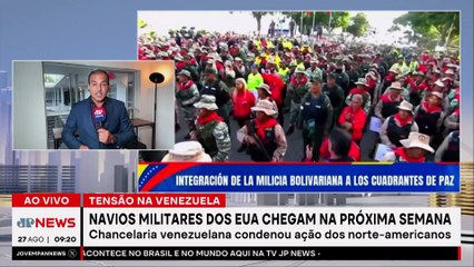 Venezuela alerta ONU sobre navios militares dos EUA no Caribe