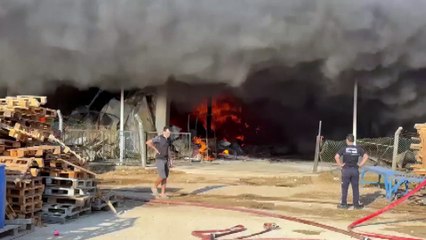 Fire at cold storage facility spreads to warehouse in Turkey’s Antalya