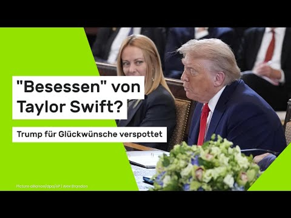'Besessen' von Taylor Swift? Trump für Glückwünsche verspottet