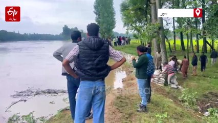 پانپور میں موسلادھار بارش: رکن سامبلی حسنین مسعودی نے صورتحال کا جائزہ لیا