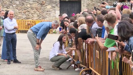 Los reyes inician su visita a las zonas afectadas por los incendios de Zamora