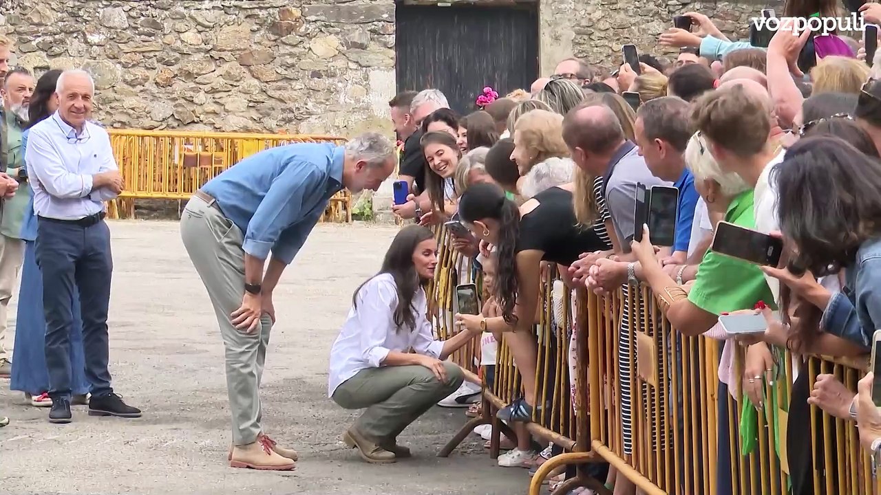Los reyes inician su visita a las zonas afectadas por los incendios de Zamora