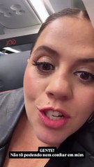 Vídeo: Tati Machado se desespera em voo após lembrar que esqueceu carro em estacionamento