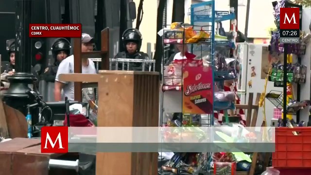 Familias afectadas por desalojo en Cuauhtémoc, CdMx; entre los afectados, una adulta mayor
