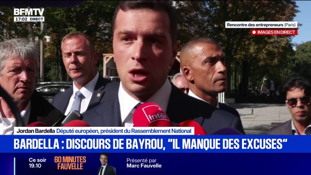 Crise politique: Je ne vois aucune autre solution qu'un retour aux urnes, soit par la dissolution de l'Assemblée nationale, soit par la démission du président de la République , affirme Jordan Bardella