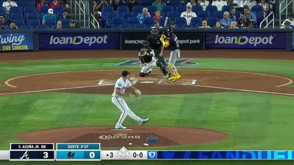 Ronald Acuña Jr. fue golpeado nuevamente por Miami