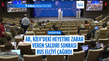 AB, Kiev’deki heyetine zarar veren saldırı sonrası Rus elçiyi çağırdı