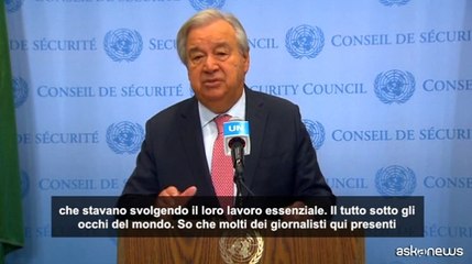 Onu, Guterres condanna "l'infinito catalogo di orrori a Gaza"